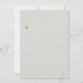 Mint Gold Glitzer Brautparty Mason Jars Käfige Einladung (Rückseite)