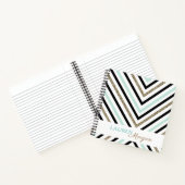 Mint Gold | Personalisiertes SpiralNotebook Notizblock (Innenseite)