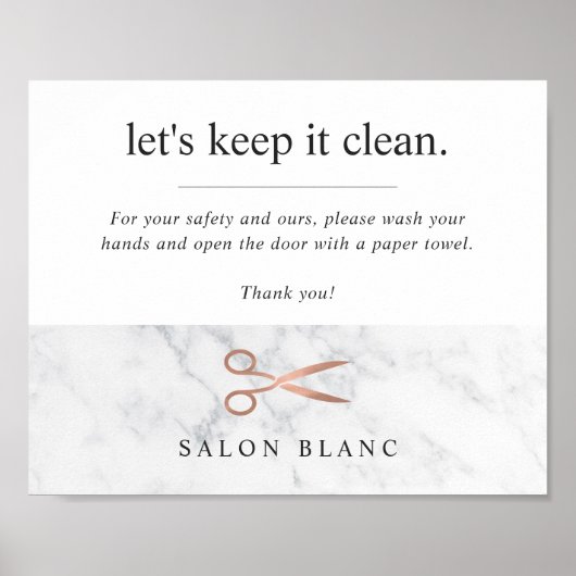 Mint & Gold Whisk Bäckerei Badezimmer Handwäsche Poster (Vorne)