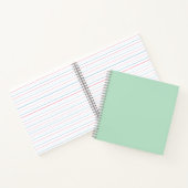 Mint Green Aesthetic Spiral Notebook Notizblock (Innenseite)