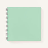 Mint Green Aesthetic Spiral Notebook Notizblock (Vorderseite)