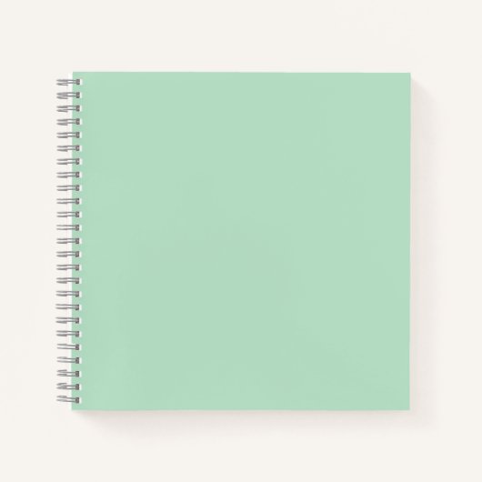 Mint Green Aesthetic Spiral Notebook Notizblock (Vorderseite)