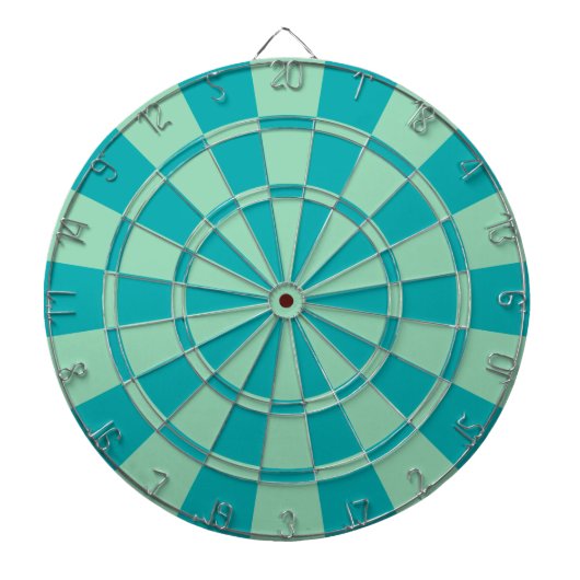Mint Green And Teal Dartscheibe (vorne)