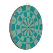 Mint Green And Teal Dartscheibe (Vorderseite Links)