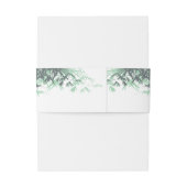 Mint Green Bamboo Blätter Double Xi Chinesisch Hoc Einladungsbanderole (Rückseitenbeispiel)