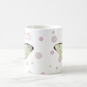 Mint Green Beauty Butterfly Kaffeetasse (Mittel)
