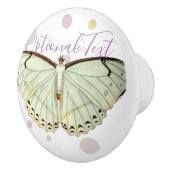 Mint Green Beauty Butterfly Keramikknauf (Rechts)