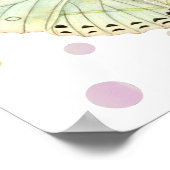 Mint Green Beauty Butterfly Poster (Ecke)