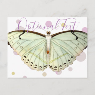 Mint Green Beauty Butterfly Postkarte
