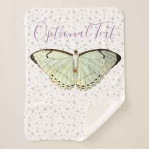 Mint Green Beauty Butterfly Sherpadecke