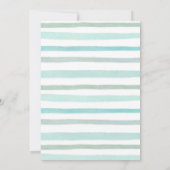 Mint Green Birthday Blue Pumpkin Truck Geburtstag Einladung (Rückseite)