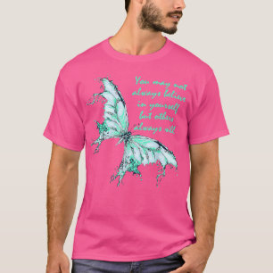 Mint Green Butterfly Mental Health Awareness5780 2 T-Shirt