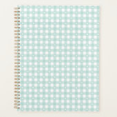 Mint Green Checks Planer (Vorderseite)