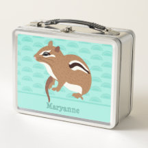Mint Green Chipmunk Gender Neutral Personalisiert