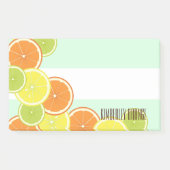 Mint Green Citrus Fruit Slices Post-it Klebezettel (Vorderseite)