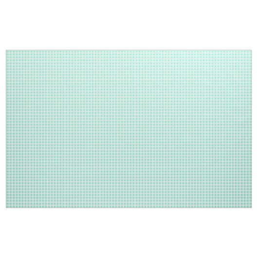 Mint Green Classic Gingham Prüfmuster Stoff (Yard (91,4 cm))