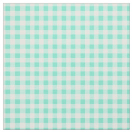 Mint Green Classic Gingham Prüfmuster Stoff