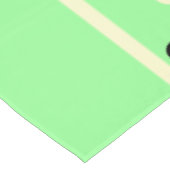 Mint Green Cream Gray Polka Dots Tischdecke (Schrägansicht)