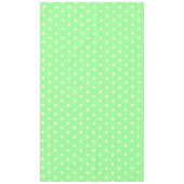 Mint Green Cream Polka Dots Tischdecke (Vorderseite)