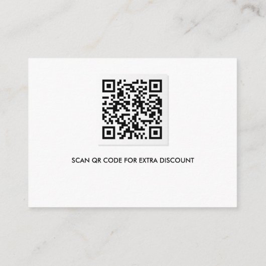 MINT GREEN DANKE FÜR IHREN SOZIALEN QR-CODE BEGLEITKARTE (Rückseite)