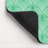 Mint Green einzigartig Elegance Mousepad (Ecke)