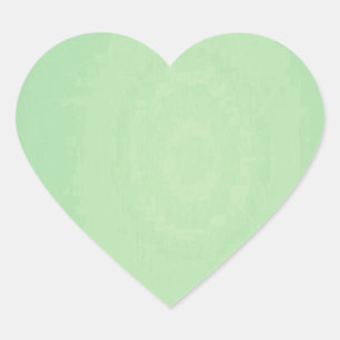 Mint Green Elegant Muster. Fashion Color Trend Herz-Aufkleber