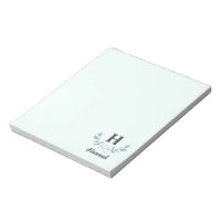 Mint Green Eucalyptus Leaf Monogrammed