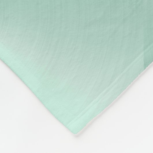 Mint Green Fleece Blanket (Ecke)