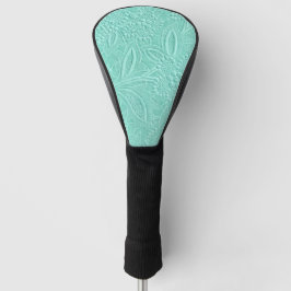 Mint Green Floral Golf Headcover