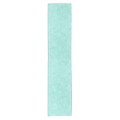 Mint Green Floral Kurzer Tischläufer (Vorderseite)