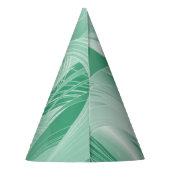 Mint Green Foliage Partyhütchen (Rückseite)