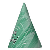 Mint Green Foliage Partyhütchen (Rechts)