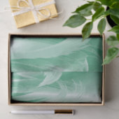 Mint Green Foliage Seidenpapier (Geschenk)