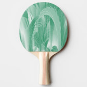 Mint Green Foliage Tischtennis Schläger (Rückseite)