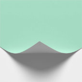 "Mint Green" (Fresh & Calm) Geschenkpapier (Ecke)