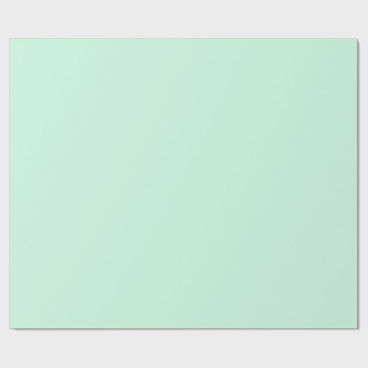 Mint Green Geschenkpapier (Flach)