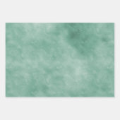 Mint Green Glam Gold Sparkle Glitzer Geschenkpapier Set (Vorderseite 2)