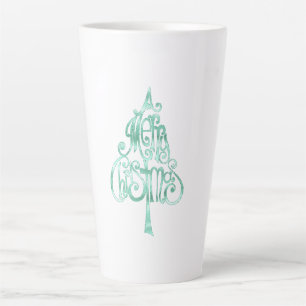 Mint Green Glam Weihnachten Milchtasse