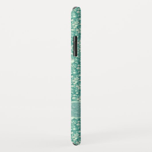 Mint Green Glitzer Case-Mate iPhone Hülle (Hinten/Rechts)