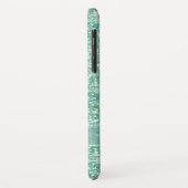 Mint Green Glitzer Case-Mate iPhone Hülle (Hinten/Links)