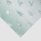 Mint Green Glitzer Sparkle Weihnachtsbaumen Seidenpapier (Detail)