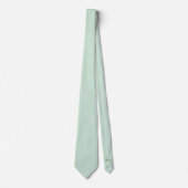 Mint Green Groom und Trauzeugen Initials Hochzeit Krawatte (Vorderseite)