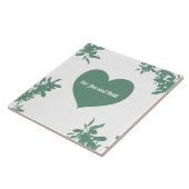 Mint Green Ivy Fliese (Seite)