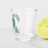 Mint Green Ivy Schnapsglas (Rechts)
