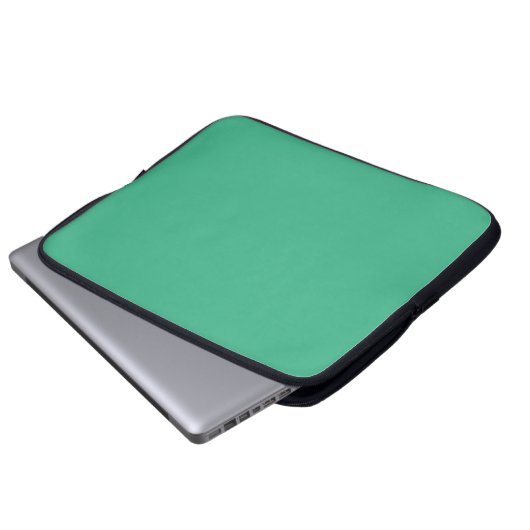 Mint Green Laptopschutzhülle (Vorne Knopf)