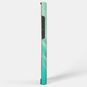 Mint Green Light Waves Phone Case Samsung Galaxy Hülle (Rechte Seite)