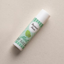 Mint Green - Lip Balm Label - 1,25" Square