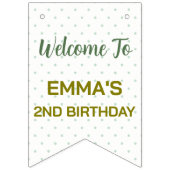 Mint Green Little Princess Ball Banner (Zweite Fahne)