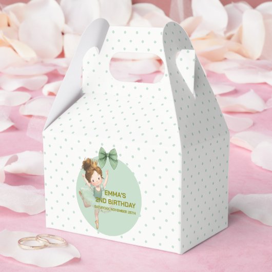 Mint Green Little Princess Ball Favor Box Geschenkschachtel (Hochzeit)