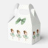 Mint Green Little Princess Ball Favor Box Geschenkschachtel (Vorderseite)